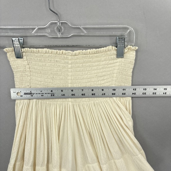 Koch Shorts Womens XS White Smocked High Waist Flowy Pleated Made In USA - Picture 5 of 11